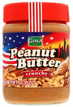 Арахисовая паста Gunz Gina Peanut Butter Crunchy 350 г (WT2451)