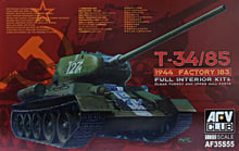 Танк AFV-Club T-34/85 с прозрачной башней (Limited)