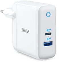 ANKER USB Wall Charger PowerPort+ Atom III 60W PD Power IQ 3.0 White (A2322321/A2322G21)