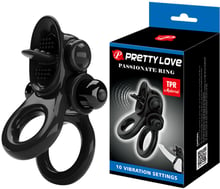 Эрекционное вибро кольцо Pretty Love Passionate Ring, BI-210239