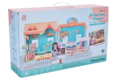 Кукольный домик Qixi Toys с куклой, 89 деталей (668-11A)