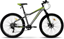 Велосипед Atlantic 2023' 27.5"x2.80" Rubicon NX A1NXP-2747-GL L/19"/47см (2466) grey/lime