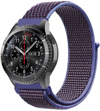 BeCover Nylon Style Purple for Samsung Galaxy Watch 42mm / Watch Active / Active 2 40/44mm / Watch 3 41mm / Gear S2 Classic / Gear Sport (705821)