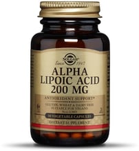 Solgar Alpha Lipoic Acid Солгар Альфа-ліпоєва кислота 200 mg 50 капсул