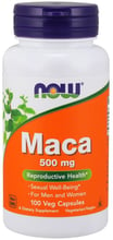 NOW Foods Maca 500 mg Veg Capsules 100 caps