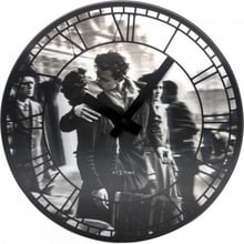 Настенные часы NeXtime 3D Kiss me in Paris 39см (3213)