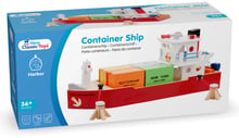 Игровой набор New Classic Toys Контейнерное судно с 4 контейнерами (10900)