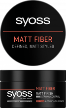 Syoss Matt Fiber Паста матирующая для стайлинга волос, фиксация 4 100 ml