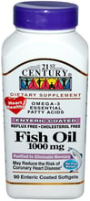 21st Century Fish Oil 1000 300mg 90 Softgels