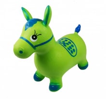 Детский прыгун-лошадка METR+ MS 0373 резиновый (Зелёный)