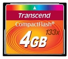 Transcend 4GB CompactFlash 133X (TS4GCF133)