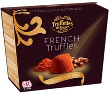 Шоколадные конфеты Truffettes de France Трюфель с кусочками кофе 200 г (3472710015242)