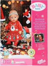 Набор одежды и аксессуаров для куклы Baby Born - Адвент-календарь (24 элемента)