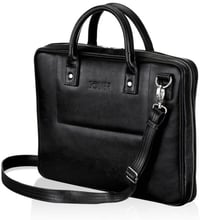 Solier BELFAST Leather Bag Black (SL21Black) for MacBook Pro 15"