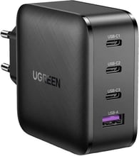Ugreen Wall Charger 3хUSB-C+USB CD224 GaN 65W Black (70774)