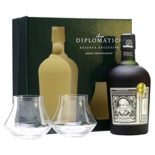 Ром Reserva Exclusiva Diplomatico (0,7 л) + 2 glasses (BW34449)