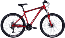 Велосипед 27.5" Discovery TREK 2024 (червоний) (OPS-DIS-27.5-060)