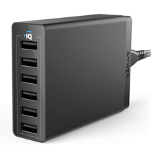 ANKER Wall Charger PowerPort 6 6xUSB 60W Black (A2123113)
