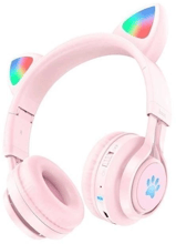 Hoco W39 Cute Cat Ear Pink
