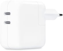 Apple Dual USB-C Power Adapter 35W White (MNWP3)