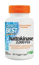 Doctor's Best Best Nattokinase 2,000 FU 90 Veggie Caps Наттокиназа