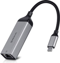 REAL-EL Adapter USB-C to RJ45 CE-150 Space Grey (EL123110004)