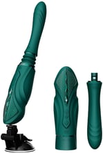 Компактная секс-машина ZALO - Sesh Turquoise Green