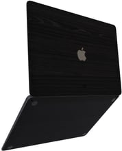 Chohol Skin Wooden Ebony Black (front&back) for MacBook Air 13.6" M2 (2022)