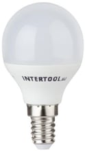 Светодиодная лампа INTERTOOL LL-0102 LED P45, E14, 5Вт, 150-300В, 4000K