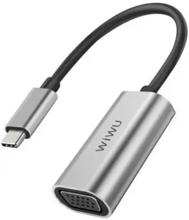 WIWU Adapter Alpha USB-C to VGA Grey