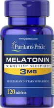 Puritan's Pride Melatonin 3 mg 120 tabs (PTP-17903)