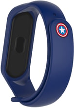 ArmorStandart Superhero Captain America Blue for Xiaomi Mi Smart Band 5/6/7