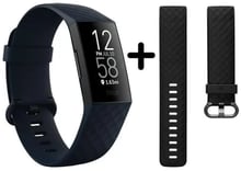 Fitbit Charge 4 Black/Storm + Blue Band (FB417BKNV)