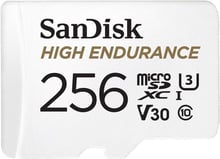 SanDisk 256GB microSDXC Class 10 UHS-I U3 V30 High Endurance (SDSQQNR-256G-GN6IA)