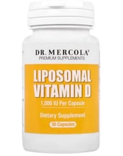 Dr. Mercola Liposomal Vitamin D, 1.000 IU, 30 Capsules (MCL-01732)
