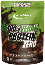 IronMaxx 100 % Vegan Protein Zero 500 g / 16 servings / Black Chocolate