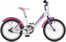 Велосипед Author 2023 Bello II 16 рама 9 дитячий біло-фіолетовий (2023006)