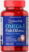 Puritan's Pride Omega-3 Fish Oil 1000 mg 100 caps
