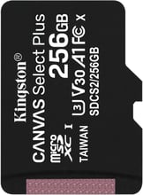 Kingston 256GB microSDXC UHS-I U3 V30 A1 Canvas Select Plus (SDCS2/256GBSP)