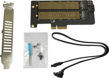 Dynamode PCI-Ex4- 2xM.2 M&B-key