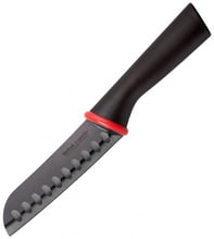 Нож сантоку Tefal Ingenio Ceramic Black с чехлом 13см (K1520414)