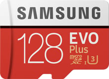 Samsung 128GB microSDXC Class 10 UHS-I U1 Evo Plus + adapter (MB-MC128HA/RU)
