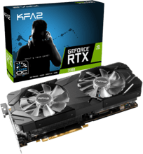 KFA2 GeForce RTX 2080 EX 1-Click OC GE 8GB (28NSL6UCU9EK)