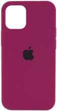 Mobile Case Silicone Case Full Protective Maroon for iPhone 14