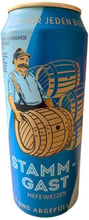 Пиво Stammgast Hefeweissbier, светлое нефильтрованное, 5% 0.5л (PLK4101940141634)