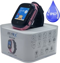 Детские водонепроницаемые GPS часы MYOX МХ-41GW фиолетовые (камера)