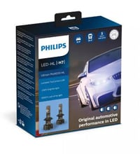 Лампы светодиодные Philips LED H7 Ultinon Pro9000 + 250% 12/24V 18W (11972U90CWX2)