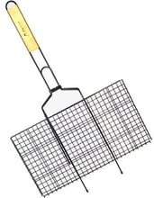 Решетка для барбекю Kamille Скаут с антипригарным покрытием 46х25.5х2см (KM-0714)