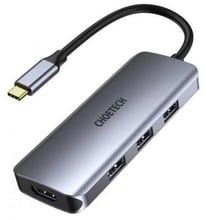 Choetech Adapter 7-in-1 USB-C to USB-C+3xUSB3.0+HDMI+SD Black (HUB-M19)