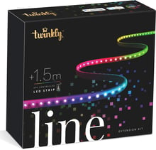 Smart LED Twinkly Line RGB, удлинитель TWL100STW-BEU 1,5м, Gen II, IP20, кабель черный